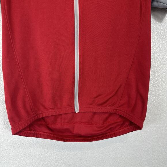 Pearl Izumi Jersey Top Womens Medium Short Sleeve Full Zip Red Cycling - Picture 4 of 9
